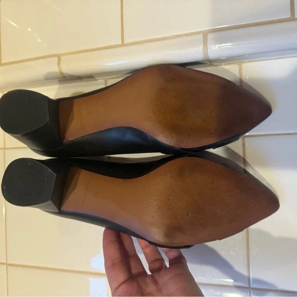 Cole Haan Black Block Heel Pumps - Picture 3 of 6